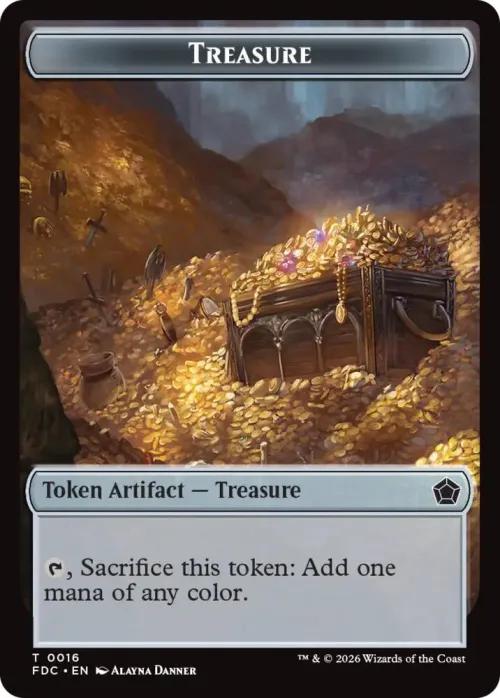 Treasure // The Monarch Double-Sided Token