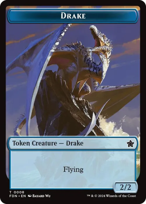 Drake // Goblin Doubled-Sided Token - Foil