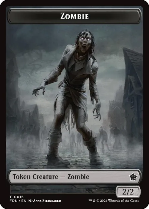 Zombie // Insect Doubled-Sided Token - Foil
