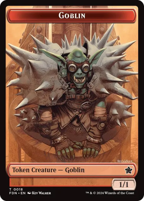 Goblin // Zombie Doubled-Sided Token - Foil
