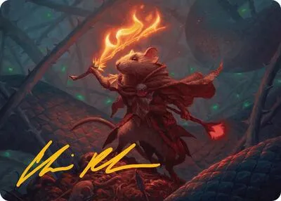 Emberheart Challenger Art Card - Gold Stamped Signature