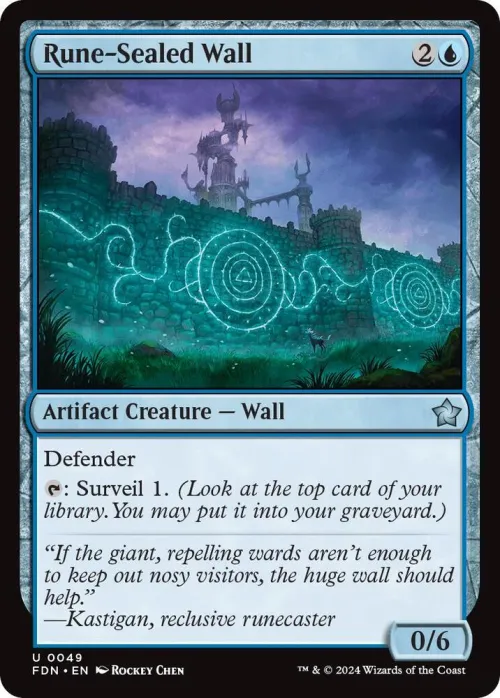 Rune-Sealed Wall - Foil