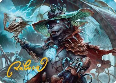 Tempest Angler Art Card - Gold Stamped Signature