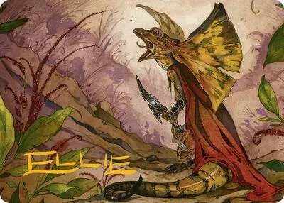 Hired Claw Art Card - Gold Stamped Signature