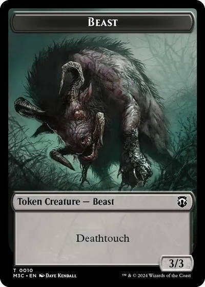 Beast (0010) // Shapeshifter (0008) Double-Sided Token