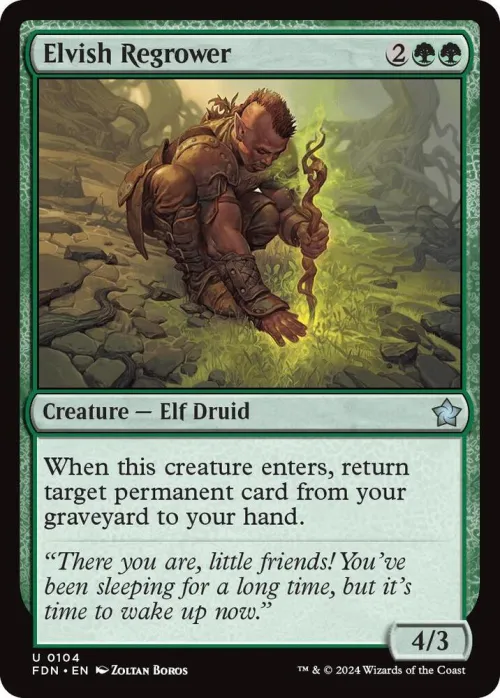Elvish Regrower - Foil