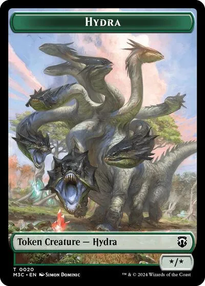 Hydra (Ripple Foil) // Boar Double-Sided Token - Ripple Foil