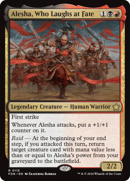 Alesha, Who Laughs at Fate - Foil