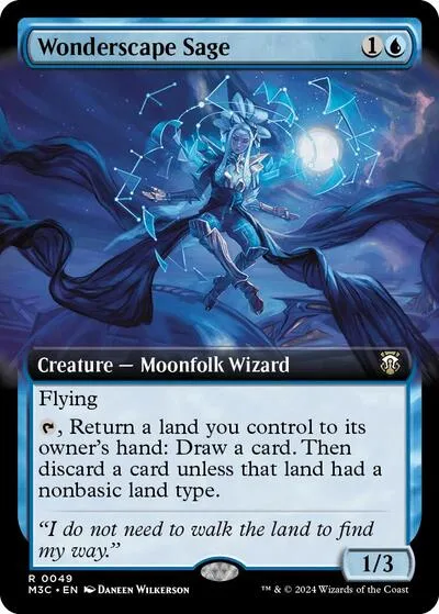 Wonderscape Sage - Ripple Foil