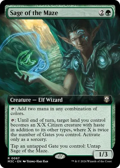 Sage of the Maze - Ripple Foil