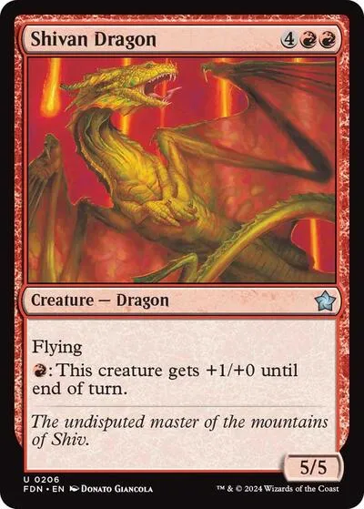 Shivan Dragon - Foil