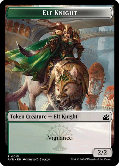 Elf Knight // Goblin (0009) Double-Sided Token