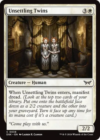 Unsettling Twins - Foil