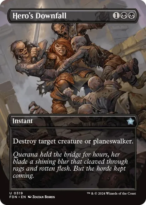 Hero's Downfall - Foil
