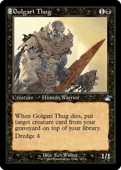 Golgari Thug - Foil