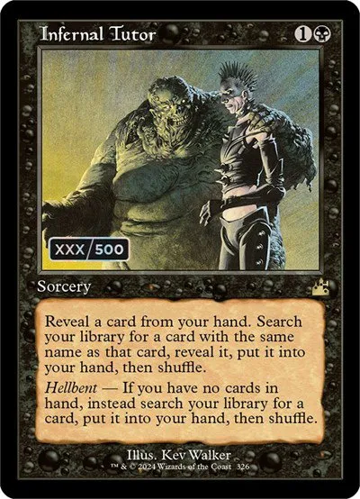 Infernal Tutor - Serial Numbered