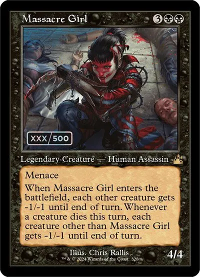 Massacre Girl - Serial Numbered