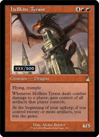 Hellkite Tyrant - Serial Numbered