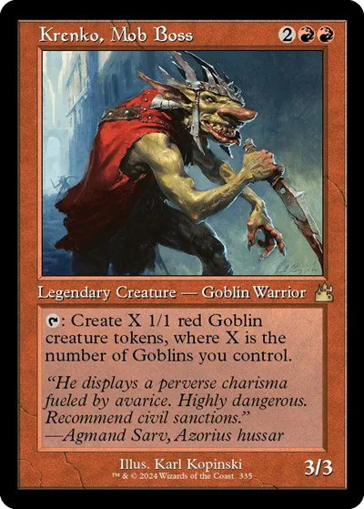 Krenko, Mob Boss - Foil