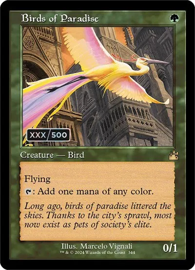 Birds of Paradise - Serial Numbered