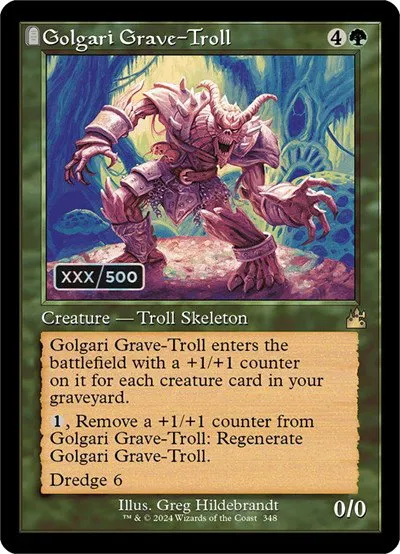Golgari Grave-Troll - Serial Numbered