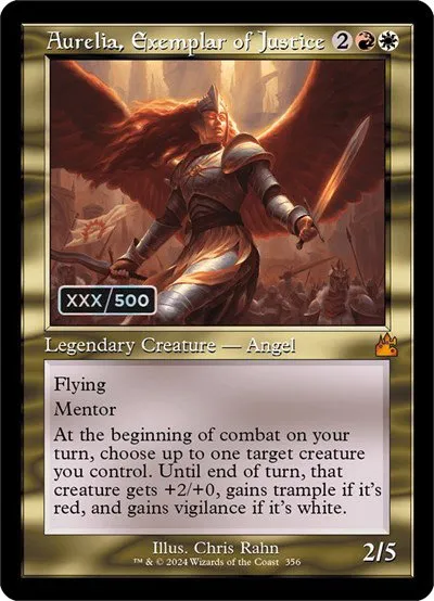 Aurelia, Exemplar of Justice - Serial Numbered