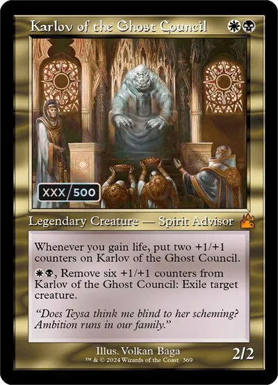 Karlov of the Ghost Council - Serial Numbered