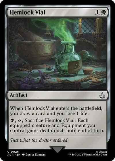 Hemlock Vial - Foil