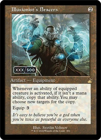 Illusionist's Bracers - Serial Numbered