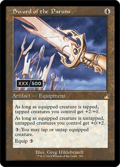 Sword of the Paruns - Serial Numbered
