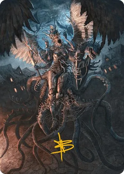 Angelic Aberration Art Card - Gold Stamped Signature