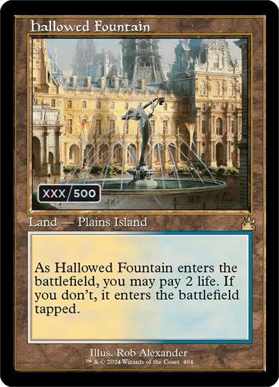 Hallowed Fountain - Serial Numbered