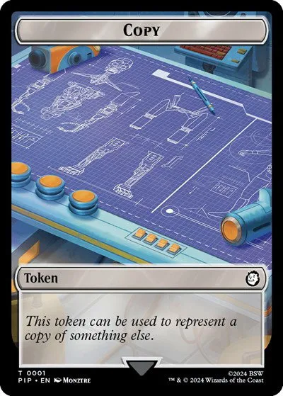 Copy // Junk Double-Sided Token - Foil