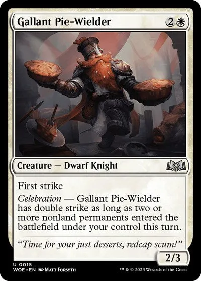 Gallant Pie-Wielder - Normal Gallant Pie Wielder