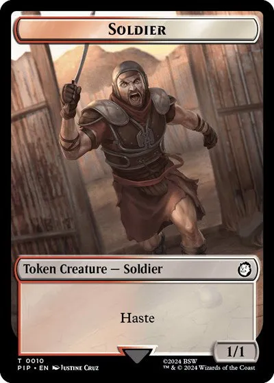 Soldier (0010) // Warrior Double-Sided Token