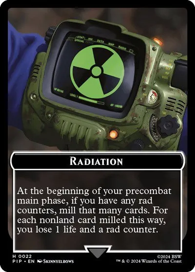 Radiation // Soldier (0004) Double-Sided Token