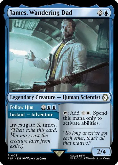 James, Wandering Dad - Foil