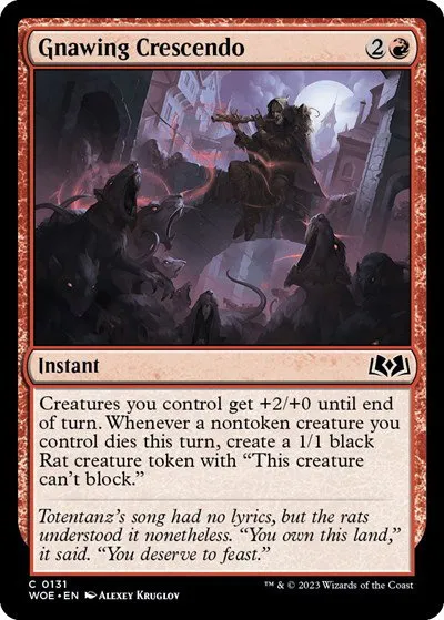 Gnawing Crescendo - Foil