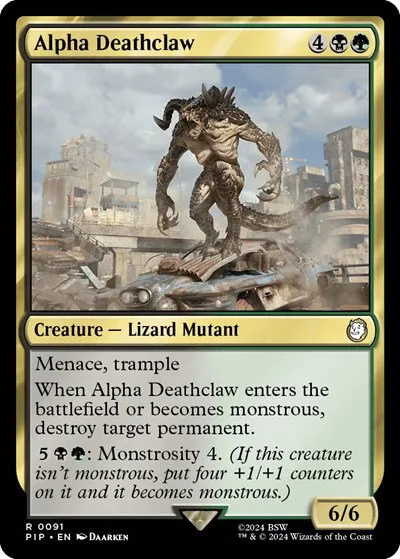 Alpha Deathclaw - Foil