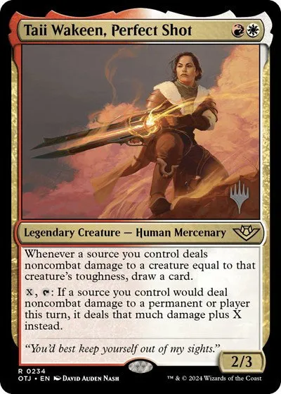 Taii Wakeen, Perfect Shot - Foil