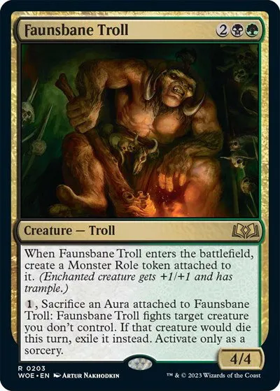 Faunsbane Troll - Foil