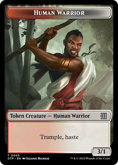 Human Warrior Token - Normal Human Warrior Token