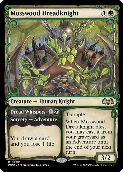 Mosswood Dreadknight - Foil