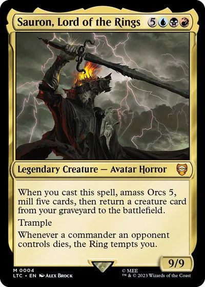 Sauron, Lord of the Rings - Foil