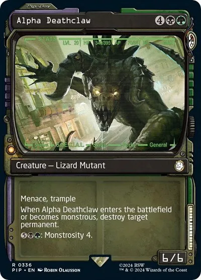 Alpha Deathclaw - Foil