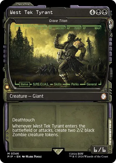 West Tek Tyrant - Grave Titan - Foil