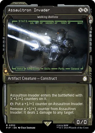 Assaultron Invader - Walking Ballista - Foil