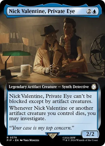Nick Valentine, Private Eye - Foil