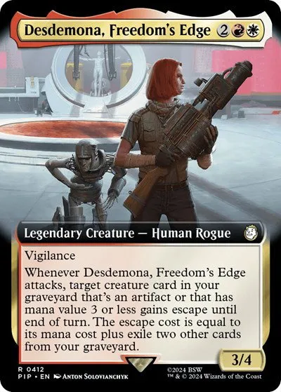 Desdemona, Freedom's Edge - Foil