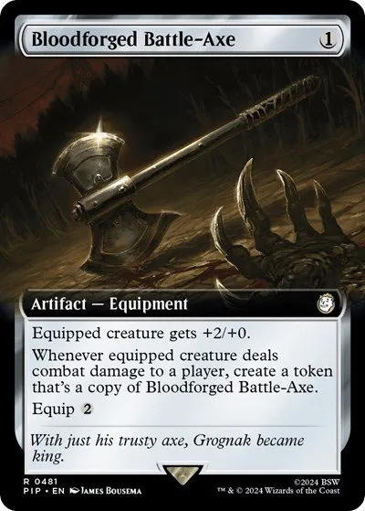Bloodforged Battle-Axe - Foil